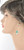 Vintage Sterling Kingman Carved Turquoise Navajo Drop Dangle Earrings  2.25" H