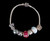Vintage Chamilia Love Links Sterling Silver Multi Charm Bracelet 7”