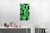Abstract Oil Painting Synapse #4 Green Minimalist Home Office Emerging Artist
