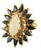 Vintage 14K Gold Hollywood Regency 1.25CT Opal w Sapphires &  Diamonds Ring 6.5