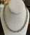 Vintage MidCentury Double Twist Link Silver Plated Sgd Bon Voyage Necklace 18"