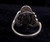 Vintage Art Deco Sterling Silver Oval Mother Of Pearl MOP Ring Size 6