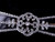Antique Art Deco 18k White Gold F VS1 Diamond Bow Shape Bar Pin Brooch 2”