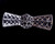 Antique Art Deco 18k White Gold F VS1 Diamond Bow Shape Bar Pin Brooch 2”