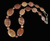 Vintage Sterling Banded Sandstone Jay king Desert Trading Bead Necklace 18.5-21.5”