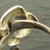 Vintage Mid Century Sterling Silver Open Rose Flower Pretty Ring  3/4" Wide Sz 8