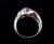 Vintage Mid Century Sterling Silver  Knot Design Statement Ring Size 7