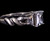 Vintage Sterling Silver Princess Cut Cubic Zirconia CZ Engagement Style Ring 10