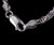 Vintage Sterling Silver Italian 2mm Thick Rope Disco 70s Chain Necklace 18”