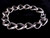 Vintage Silver Plated Large Curb Link Thick Unisex Bracelet 7.5”