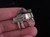 Vintage Deco Sterling Silver Beau Piano Musical Instrument Brooch Pin 1.3”