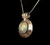 Vintage Sterling Silver Modernist Oval Rainbow Moonstone Pendant Necklace 18"