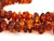 Vintage Russian Baltic Amber Cognac 10mm-20mm Nugget Bead 64.2g Necklace 24.5”