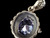 Vintage Sterling Silver Pastel Purple Cubic Zirconia CZ Marcasite Pendant Necklace