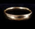 Antique Gold Over Sterling Silver Victorian Floral Engraved Thick Bangle Bracelet 7”