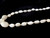 Vintage Art Deco Graduated Mother of Pearl MOP Beaded Necklace 20”