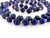 Vintage Modernist 14K Gold & Lapis Lazuli Round Bead Necklace 31" Pretty 1960-70