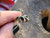 Vintage Sterling Silver Garnet Peridot Citrine Asymmetrical Ring sz 6.75