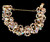 Vintage Juliana D&E Champagne Glass Rhinestone Necklace Bracelet Earring Set