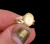 Antique Victorian 14k Yellow Gold Petite Signet Ring Charm Pendant Necklace 18.5”