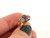 Vintage Mid Century 10k Yellow Gold Iolite and Diamond Ring s 7