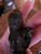 Antique Nude Wenge Wood Carving Africa Figure Fertility Totem - BottleTop-- Bottle Top Ornament