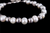 Vintage Sterling Silver White Cultured Pearl Silver Pearl Beaded Bracelet 7”