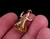 Antique Deco 14k Rose Gold  Whirling Dervishes Muslim Ritual Pendant 3D Charm 1”