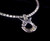 Antique Art Deco DO Sterling Silver Clear Paste Rhinestone Choker Necklace 14.5”