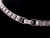 Antique Art Deco DO Sterling Silver Clear Paste Rhinestone Choker Necklace 14.5”