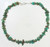 Old Pawn Navajo Royston Blue Green Turquoise Nugget Bead Necklace 18 Reservation