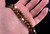 Vintage 14k Gold 8mm Lustrous Tigers Eye and Shell Bead 70's Necklace 24"