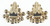 Vintage Snow Flake Aurora Borealis Rhinestone 50's Earrings Ball Necklace Set 17