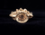 Vintage 14k Gold Basket Flowers Sapphire Tourmaline Ruby Pendant 3D Charm Moveable