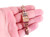 Vintage Deco 14k Rose Gold Bulova .88cttw Diamond Rubies Ladies Watch- Works!