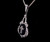 Vintage Sterling Black Onyx Marcasite Cross Religious Pendant Necklace 16”