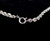 Vintage Sterling Silver 3mm Twisted Design Disco 70s Chain Necklace 20”