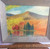 Vintage MCM Oil Painting New Hampshire NE Autumn 1950s Grey Oak Frame Signed