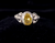 Vintage Sterling Silver .75ct Citrine Solitaire Petite Ring Size 5.5