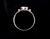 Vintage Sterling Silver .75ct Citrine Solitaire Petite Ring Size 5.5