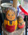 Antique Russian Nesting Dolls Matryoshka Set of 4 Hand Painted Wood 19th Century