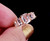 Vintage 14k Rose Gold Pink 2.4cttw Morganite 5 Stone Beautiful Ring sz 9