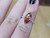 Vintage 14k White Gold 3+ct Natural Sunstone Diamonds Marquise  Halo Ring 6.5