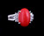 Estate Platinum Gem Quality 4.98cttw Red Coral Diamond Statement Ring sz 9