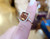 Estate 14k Rose Gold 7.3- 8.3cts Sunstone Accented Halo Diamonds Ring 7.5
