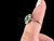 Estate Platinum 1.24cttw Colombian Emerald Mine Cut Diamond Statement Ring sz 6.5