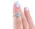 Estate 18k White Gold 1.86ct Blue Aquamarine Diamond Sunburst Stunning Ring sz 7