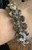 Vintage Weiss Silvery Smoky Diamond Paste Rhinestone Silver Plate Bracelet 7.5"