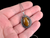 Vintage Sterling Silver Tigers Eye Oval Twist Design Pendant Necklace 18.5”