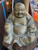 Antique Chinese Qing Bronze Brass Laughing Buddha Budai Hotei Heavy 4.25”